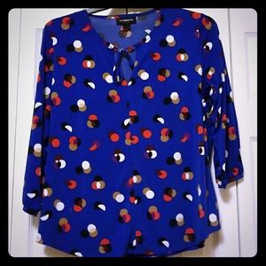 Liz Claiborne multi-color blouse